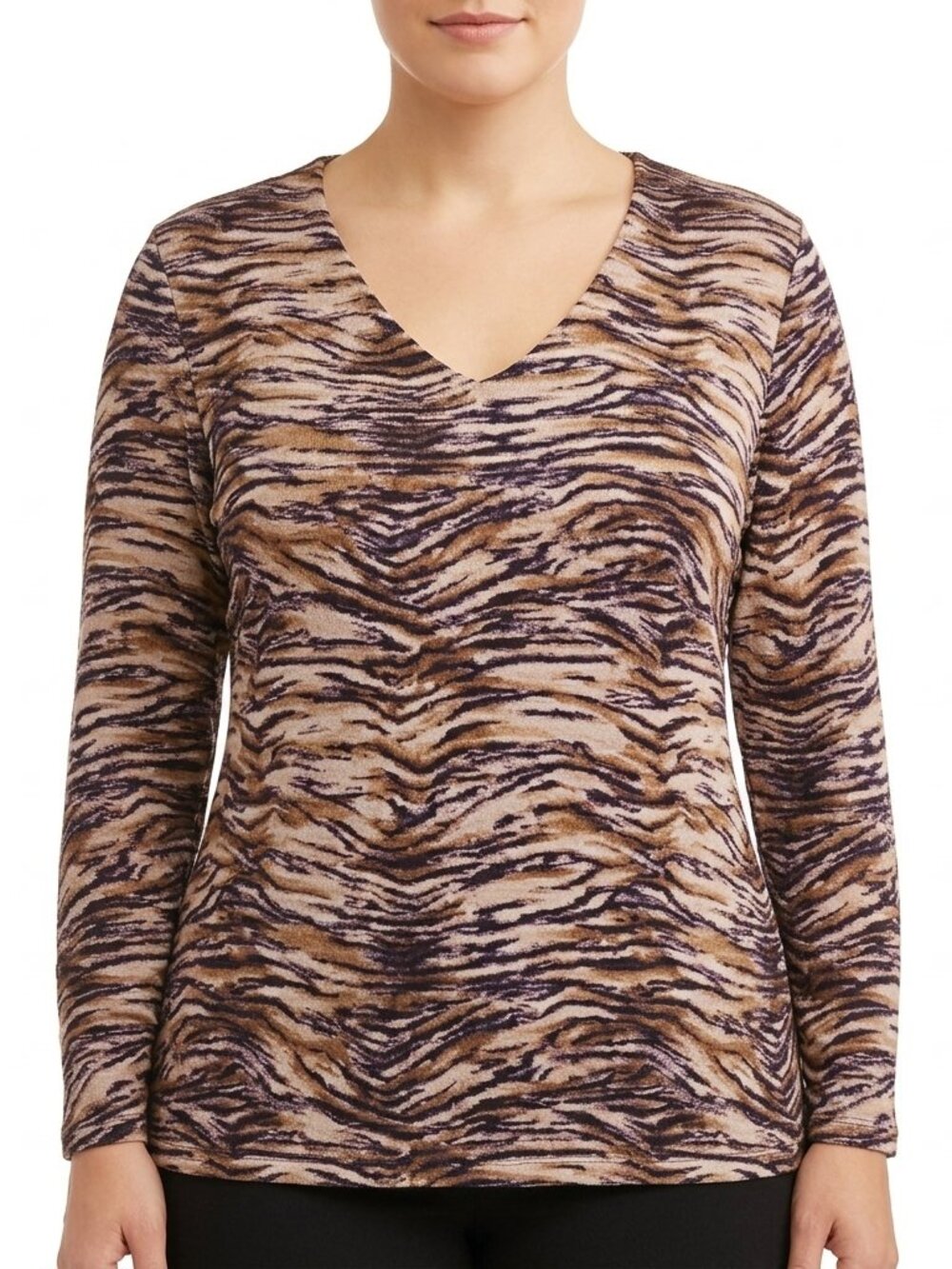 Holt Renfrew Sport Animal Print Top- Sz. Med
